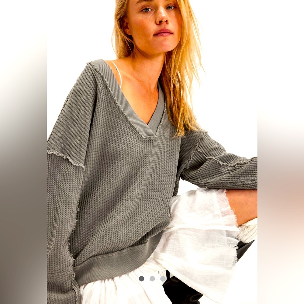 We The Free Ricky Thermal top cropped